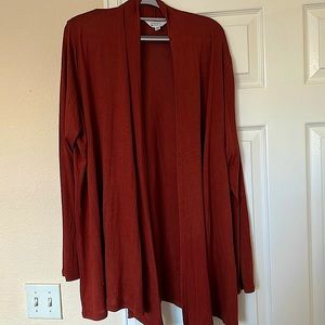 3xl Burnt orange/red cardigan